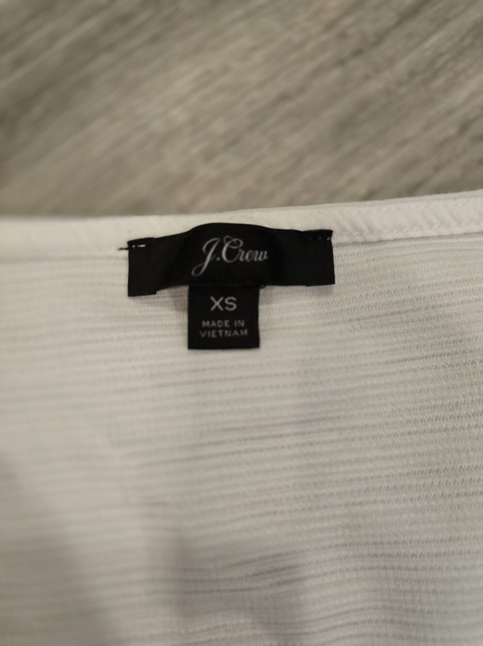 J. Crew Cream Ribbed Button-Front Tank - Picture 3 of 4